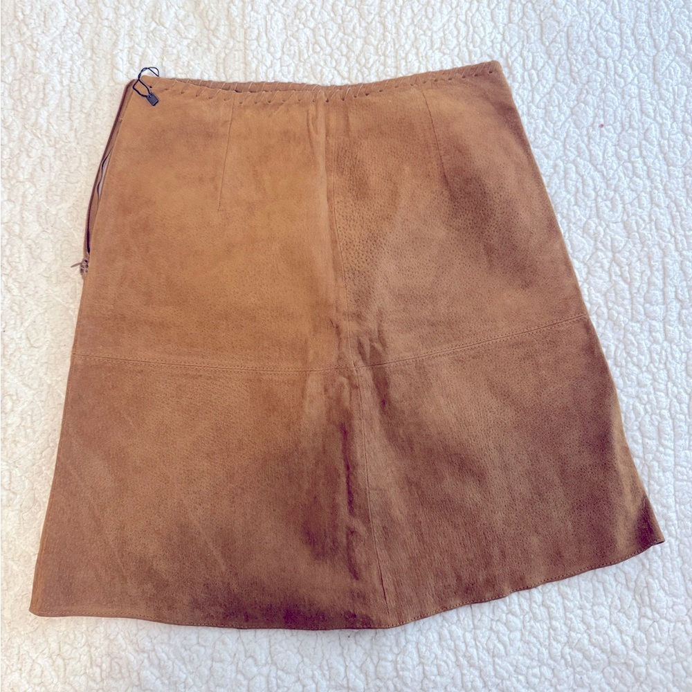 Zara- Brown Suede Skirt